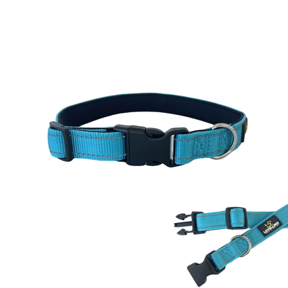 Lovellino Dog Collars – Comfortable, adjustable, and durable collars for all dog sizes. Featuring reflective stitching and strong buckles for secure leash attachment.